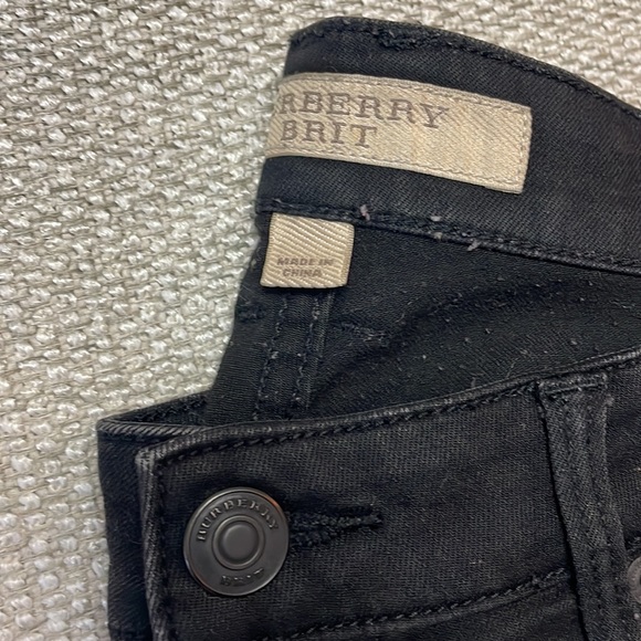 Burberry Brit skinny low-rise washed black jeans - Picture 2 of 12